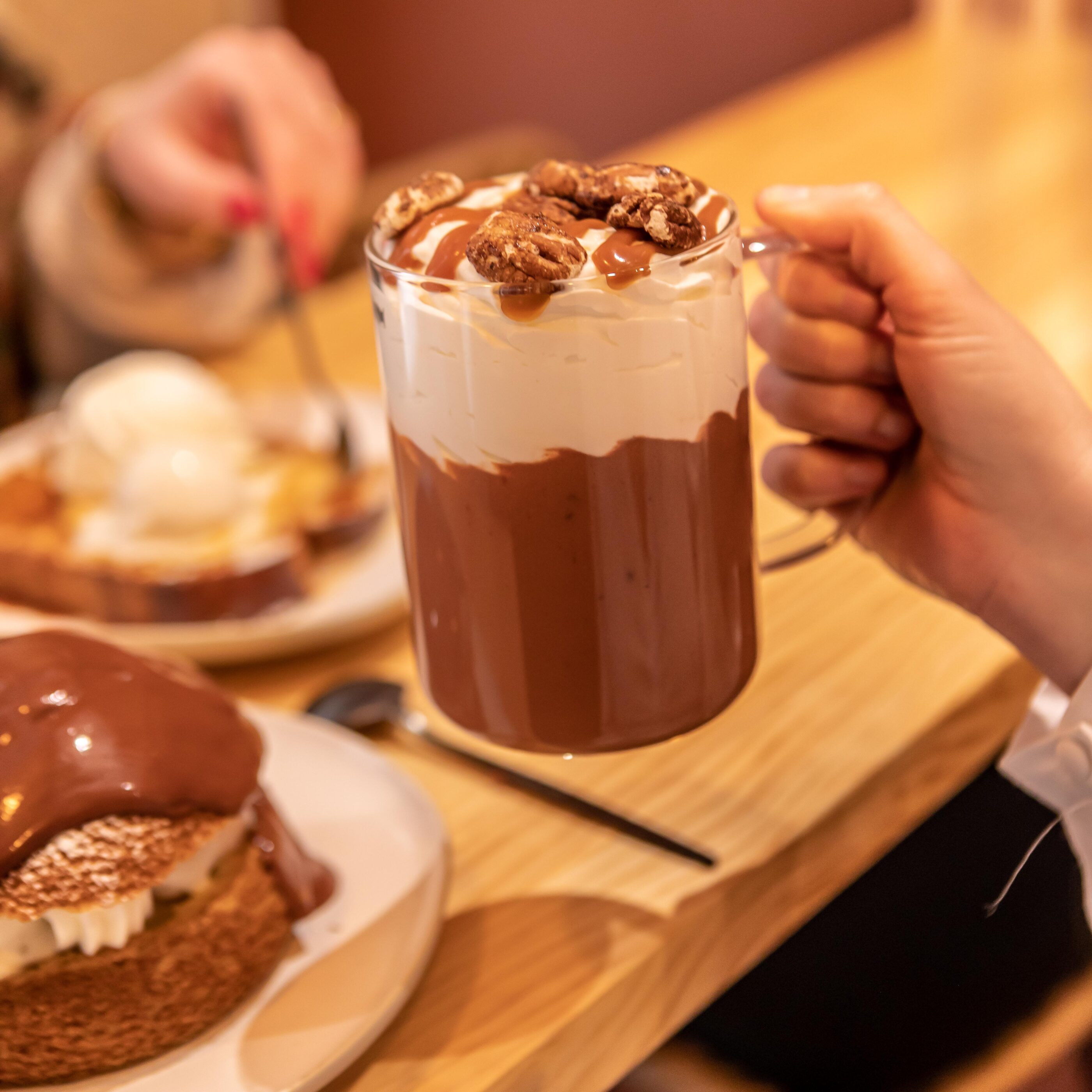 chocolat chaud chez Henriette & Olga Bordeaux