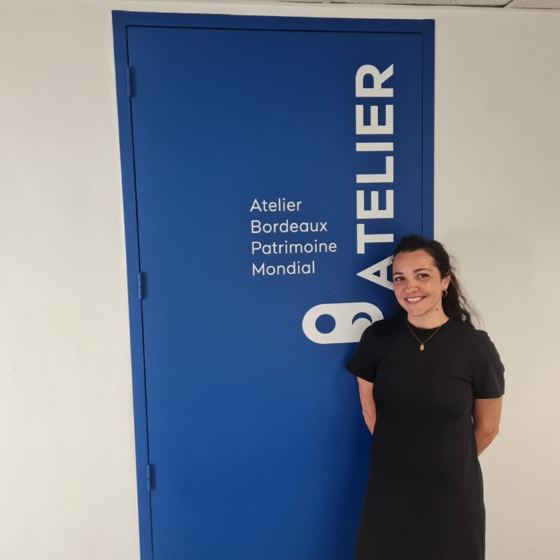 Julie Guiroy, médiatrice culturelle à Bordeaux Patrimoine Mondial